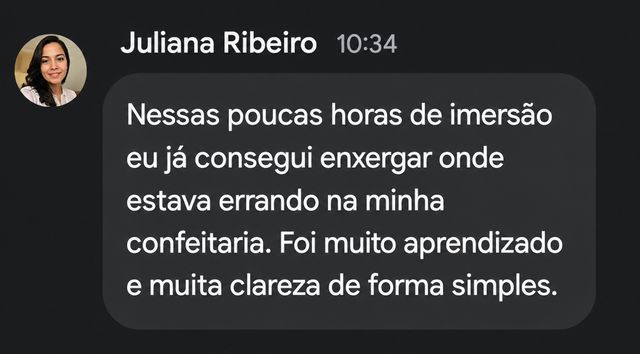 Depoimento de aluna 1