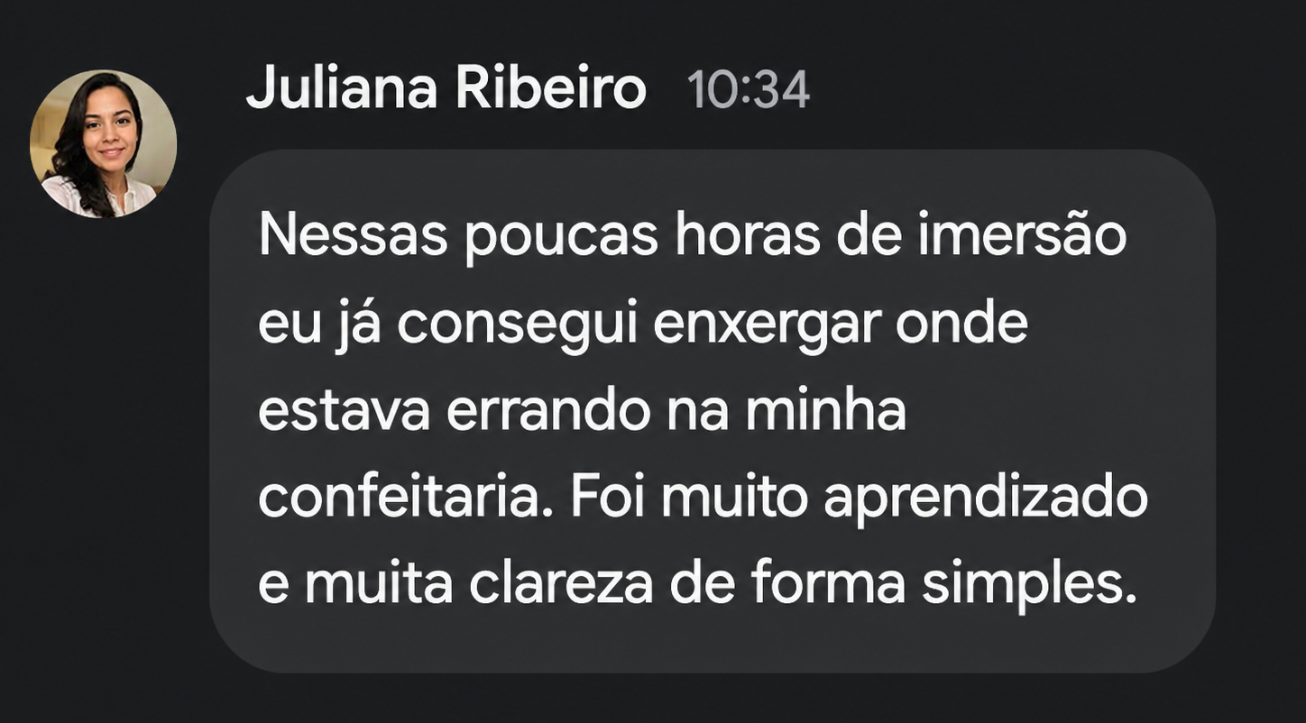 Depoimento de aluna 1